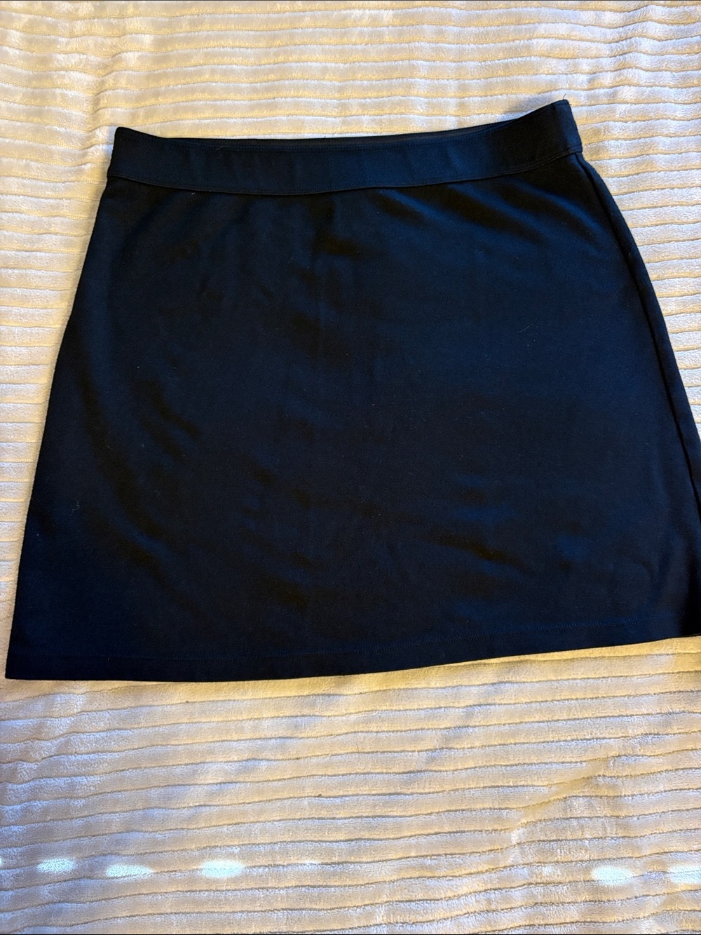 Max Studio Black Mini A-Line Skirt